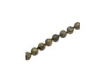 Collier Firetti "Schmuck Geschenk Halsschmuck Halskette Farbstein Edelstein Serpentin", Gold (Gelbgoldfarben, GrüN), Halsketten, Damen, Messing Nylon, L: 47, Messing, Nylon, Collier, Made In Germany - Mit Serpentin