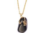 Kette Mit AnhäNger Firetti "Schmuck Geschenk Halsschmuck Anker/Halskette Sternzeichen Geburtsstein", Gold (Gelbgoldfarben), Halsketten, Damen, Steinbock, Edelstahl, L: 50 B: 2Mm, Made In Germany - Mit Edelstein, B:2Mm