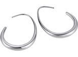 Paar Ohrhaken Firetti "Schmuck Geschenk Edelstahl Ohrschmuck Ohrringe Classic", Silber (Edelstahlfarben), Ohrringe, Damen, Edelstahl