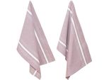 Geschirrtuch PAD Rene, pink, H:1cm L:70cm T:50cm, 100% Baumwolle, Geschirrtücher