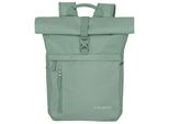 Freizeitrucksack TRAVELITE BASICS Rollup Rucksack, Gr. B/H/T: 37cm x 60cm x 16cm, grün (hellgrün), Polyester, unifarben, klassisch, Rucksäcke, Arbeitsrucksack Sportrucksack Reiserucksack Schulrucksack