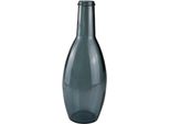 Bodenvase AM DESIGN, blau (dunkelblau), B:16,00cm H:45,00cm T:16,00cm, Glas, Vasen, mundgelasen, Höhe 45 cm