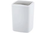 Kosmetikeimer WENKO Barcelona, weiß, B:20,5cm H:28,5cm T:20,5cm, Kunststoff, Mülleimer, Kosmetikeimer