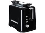 EXQUISIT Toaster TA 3102 swi, schwarz, B:12,3cm H:17cm T:21cm, Toaster