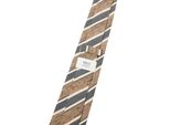 Krawatte ETERNA, Herren, Gr. One Size, blau (blau, beige), 68% Baumwolle, 32% Seide, Krawatten