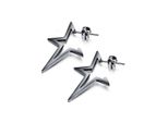 Paar Ohrstecker FIRETTI Schmuck Geschenk Ohrschmuck Star, schwarz, Ohrringe, Damen, Edelstahl