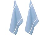 Geschirrtuch PAD Rene, blau, H:1cm L:70cm T:50cm, 100% Baumwolle, Geschirrtücher