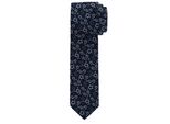 Krawatte OLYMP, Damen, blau (marine), Web, Seide, casual, Krawatten