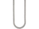Edelstahlkette Bruno Banani "Schmuck Geschenk Halsschmuck Halskette", Silber (Edelstahlfarben), Halsketten, Damen, Edelstahl, L: 55 B: 7Mm, Edelstahlkette, B:7Mm