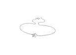 Armband Firetti "Schmuck Geschenk Silber 925 Armschmuck Armkette Stern", Silber (Silberfarben, Kristallweiß, Kristallweiß), ArmbäNder, Damen, 18Cm, Silber 925 (Sterlingsilber), Armband, Mit Zirkonia (Synth.)