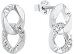 Paar Ohrstecker Amor "2039102", Silber (Silberfarben, Kristallweiß, Kristallweiß), Ohrringe, Damen, Silber 925 (Sterlingsilber), Mit Zirkonia (Synth.)