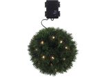 Dekokugel Creativ Green "Weihnachtsdeko Aussen", GrüN, H:20Cm Ø:20Cm, Dekofiguren, Mit Zahlreichen Tannenspitzen