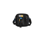 Schultertasche Discovery "Icon", Damen, Gr. B/H/T: 17Cm X 27Cm X 6,5Cm, Schwarz, Kunstfaser, Unifarben, Taschen Schultertasche, Mit Einem FassungsvermöGen Von 2 Litern