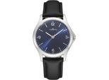 Quarzuhr TEMPIC, schwarz, Armbanduhren, Herren, Armbanduhr, Herrenuhr, analog, Lederarmband