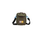Schultertasche Discovery "Icon", Damen, Gr. B/H/T: 13,5Cm X 18,5Cm X 4Cm, GrüN (Khaki), Kunstfaser, Unifarben, Taschen Schultertasche, Aus Rpet Polyester-Material
