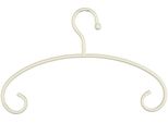 Kleiderbügel AMBIENTE HAUS Kleiderbügel aus eisen - antikweiss, braun (antikbraun), B:40cm H:27cm T:2cm, Eisen, Kleiderbügel