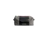 Kulturbeutel 7CLOUDS Neceni 7.1, Gr. B/H/T: 19cm x 10cm x 10cm one size, schwarz (schwarz, grau), Tarpaulin, PET, Taschen, mit recyceltem PET