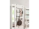 TüRregal Ruco, Silber (Aluminiumfarben, Silber), B:65Cm H:110Cm T:7Cm, Aluminium, Kunststoff, Regale, TüRregal, Aluminium/Kunststoff, 3 Etagen
