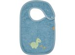 Lätzchen STERNTALER Dino Rexi, blau, Baby, blau, Baumwolle, Lätzchen