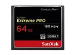 SANDISK Speicherkarte CF Extreme Pro, schwarz, 64 GB, Speicherkarten