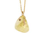 Kette Mit AnhäNger Firetti "Schmuck Geschenk Halsschmuck Anker/Halskette Sternzeichen Geburtsstein", Gold (Gelbgoldfarben), Halsketten, Damen, Stier, Edelstahl, L: 50 B: 2Mm, Made In Germany - Mit Edelstein, B:2Mm