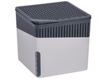 Luftentfeuchter WENKO Cube, grau (hellgrau), B:16,5cm H:15,7cm T:16,5cm, Luftentfeuchter, 1000 g