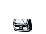 UmhäNgetasche "Cocco", Damen, Gr. B/H/T: 23Cm X 16Cm X 8Cm Onesize, Schwarz, Kunstfaser, Collezione Alessandro, Taschen UmhäNgetasche, Abendtasche Mit Perlen Und Feinen Fransen