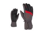 Skihandschuhe ZIENER LEIF GTX, Kinder, Gr. 4,5, grau (magnet), Kunstfaser, Handschuhe