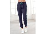 Schlupfhose, Damen, Gr. 48, NormalgrößEn, Blau (Nachtblau), 100% Baumwolle, Unifarben, Lang, Hosen Schlupfhose