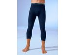Lange Unterhose BUGATTI, Herren, Gr. 9, blau (marine), 100% Baumwolle, Unterhosen