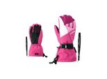 Skihandschuhe ZIENER LANI GTX(R) Junior, Kinder, Gr. 4, pink, Kunstfaser, Handschuhe