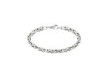 Edelstahlarmband Bruno Banani "Schmuck Geschenk Armkette KöNigskette 4-Kant-Optik Silber" Gr. 21, Silber (Edelstahlfarben), ArmbäNder, Herren, 21, Edelstahl, Edelstahlarmband