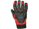 Motorradhandschuhe NERVE Sporty Gr. L, rot, Handschuhe, L, mit Weitenverstellung