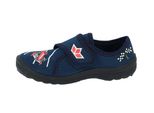 Hausschuh LICO Hausschuh Sweet Boy, Kinder, Gr. 27, blau, Synthetik, Schuhe