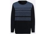Rundhalspullover Classic "Pullover", Herren, Gr. 48, Blau (Marine, Blau), 100% Polyacryl, Gemustert, Gestreift, Unifarben, Pullover Rundhalspullover