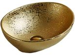Lavabo Mexen Elza Struttura Oro 40 Cm