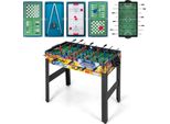 Costway 12 In 1 Tavolo Da Gioco, Gioco Da Tavolo Con Calcio Balilla, Air Hockey, Biliardo, Ping Pong, Scacchi, Bowling, Shuffleboard, Tavolo Attività Combinato Per Casa, Ufficio, Bar