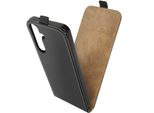 Avizar, Custodia Verticale Flip Per Samsung Galaxy S24 Plus / S25 Plus Con Portacarte, Nero
