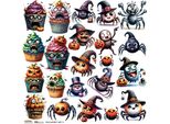 Aufkleber - Scraplove - Set Halloween 2