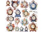 Aufkleber - Scraplove - Vecchi Orologi