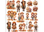 Aufkleber Adesivi Dekor - Scraplove - Autunno 3