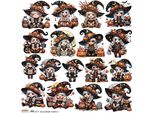 Aufkleber - Scraplove - Strega Di Halloween 2