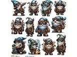 Aufkleber - Scraplove - Gnomi Steampunk 1