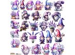 Aufkleber - Scraplove - Gnomi Lavanda - Gnomi Lavanda