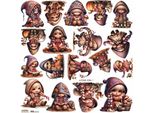 Sticker - Scraplove - Ragazza D'autunno 1