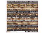 Aufkleber - Scraplove - Testo Di Halloween