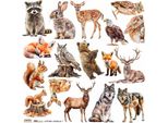 Aufkleber - Scraplove - Animali D'autunno 1
