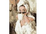 Quadro Numerico Con Cornice Quadri Per Pittura - Caffè Del Mattino 40X50 Cm