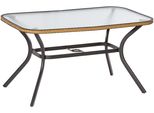 Gartentisch Merxx "Ravenna", Grau (Natur, Anthrazit), B:85Cm H:80Cm T:150Cm, Tische, Gartentisch, 85X150 Cm