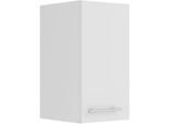 HäNgeschrank Optifit "Bella", Weiß (Weiß, Weiß), B:30Cm H:57,6Cm T:34,6Cm, Holzwerkstoff, SchräNke, HäNgeschrank, Breite 30 Cm, 1 TüR, 1 Einlegeboden